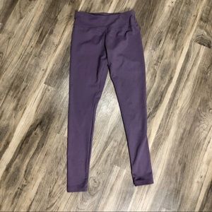 Purple Athletic Compression Leggings